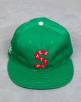 Ebbets Buffalo Seattle Metropolitans 1917 Vintage Ballcap Green