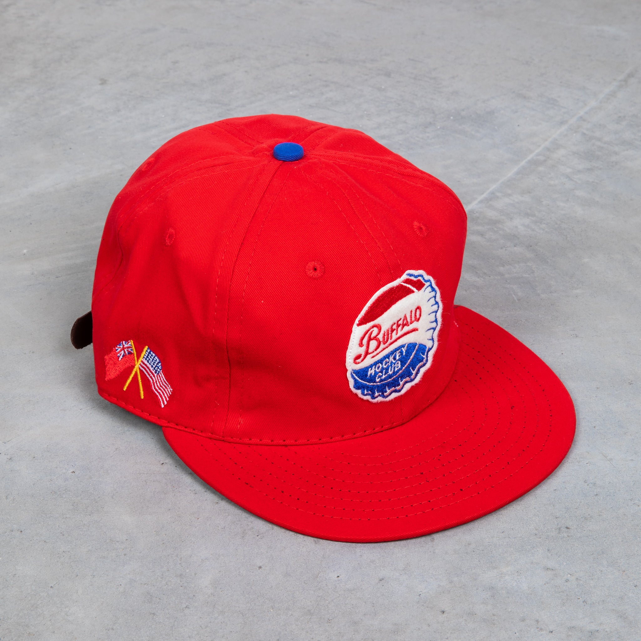 Ebbets Buffalo Bisons 1963 Vintage Ballcap Red
