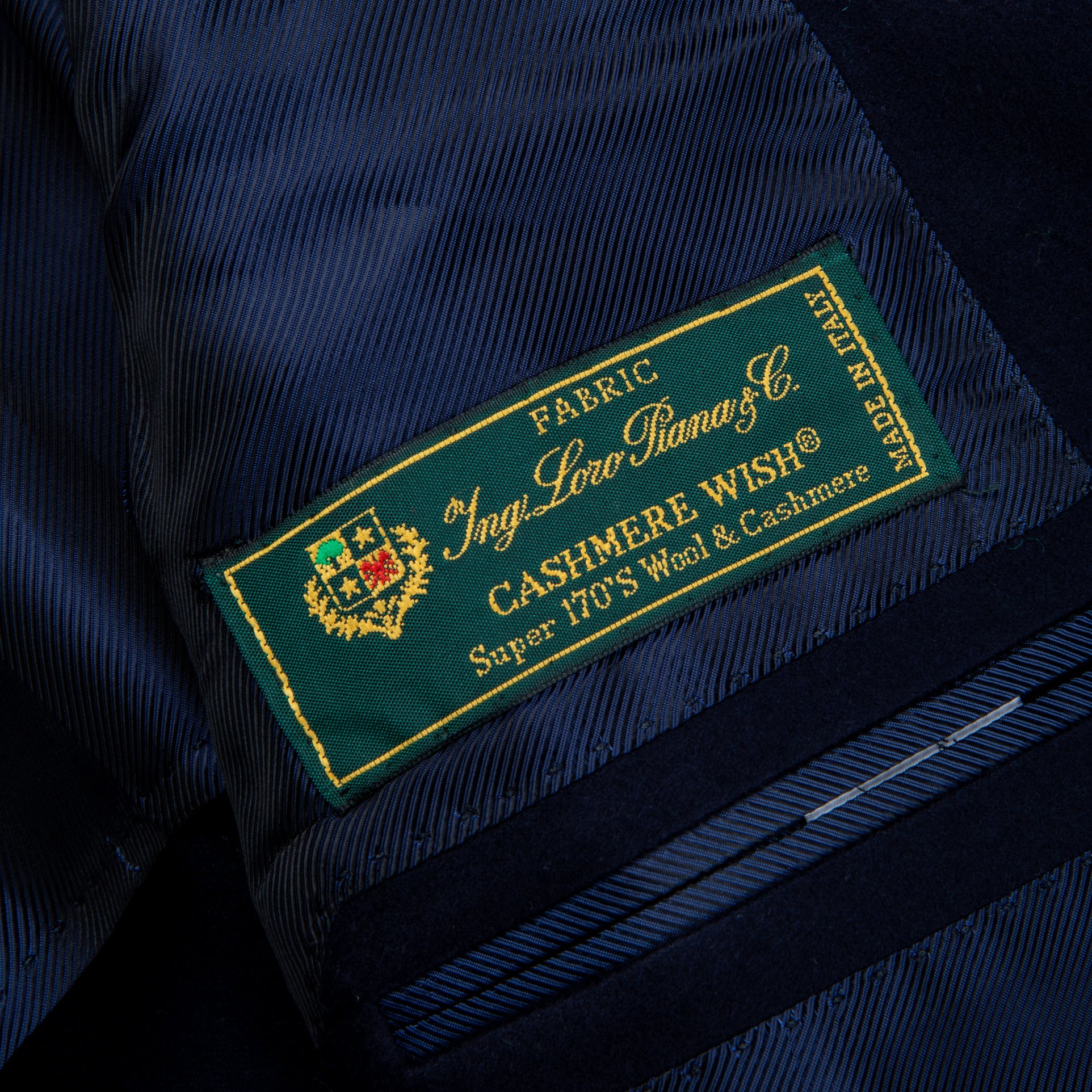 Loro Piana Wish Cashmere label