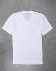 James Perse V neck tee White