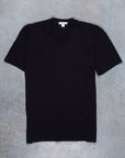 James Perse V neck tee Black