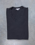 James Perse V Neck Tee Carbon