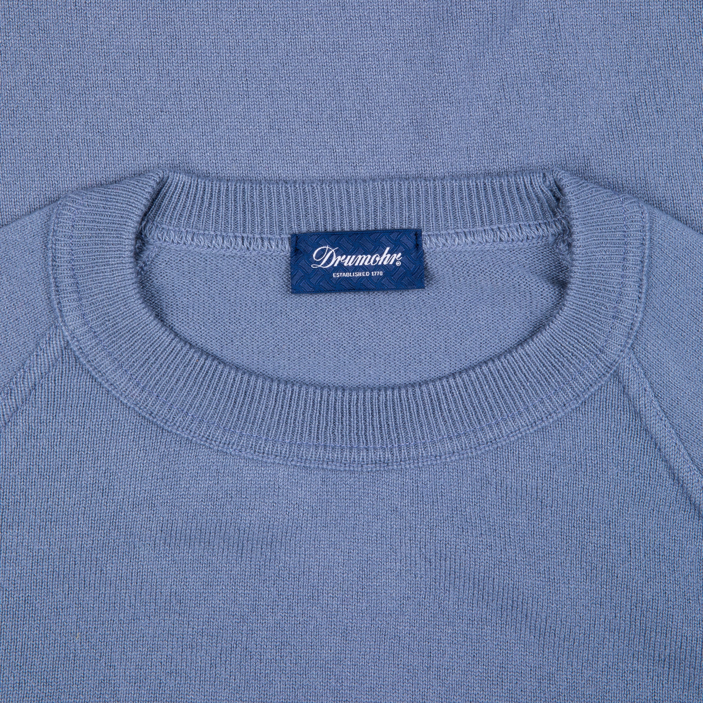 Drumohr Cashmere Felpa Grigio Blu – Frans Boone Store