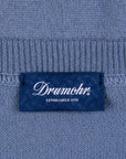 Drumohr Cashmere Felpa Grigio Blu