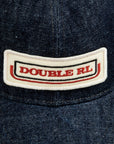 RRL Mesh Trucker hat cotton denim indigo