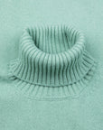 Drumohr Cashmere Dolcevita Turtleneck Verde Laguna
