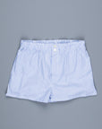 Finamore Boxer Alumo poplin Blue Navy Stripe