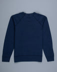 Velva Sheen 10 Oz Raglan "WV" Sweat Navy