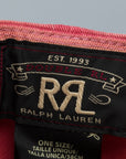 RRL Ball Cap Hat Faded Red
