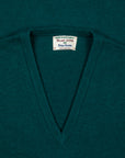 William Lockie Oxton Cashmere V-Neck Holly