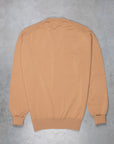 William Lockie Oxton Cashmere V-Neck Camel