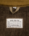 The Real McCoy's Jacket field Pile O.D. Olive