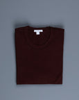 James Perse Crew Neck Tee Maroon