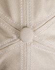 And Wander Cotton Twill Cap Light Beige
