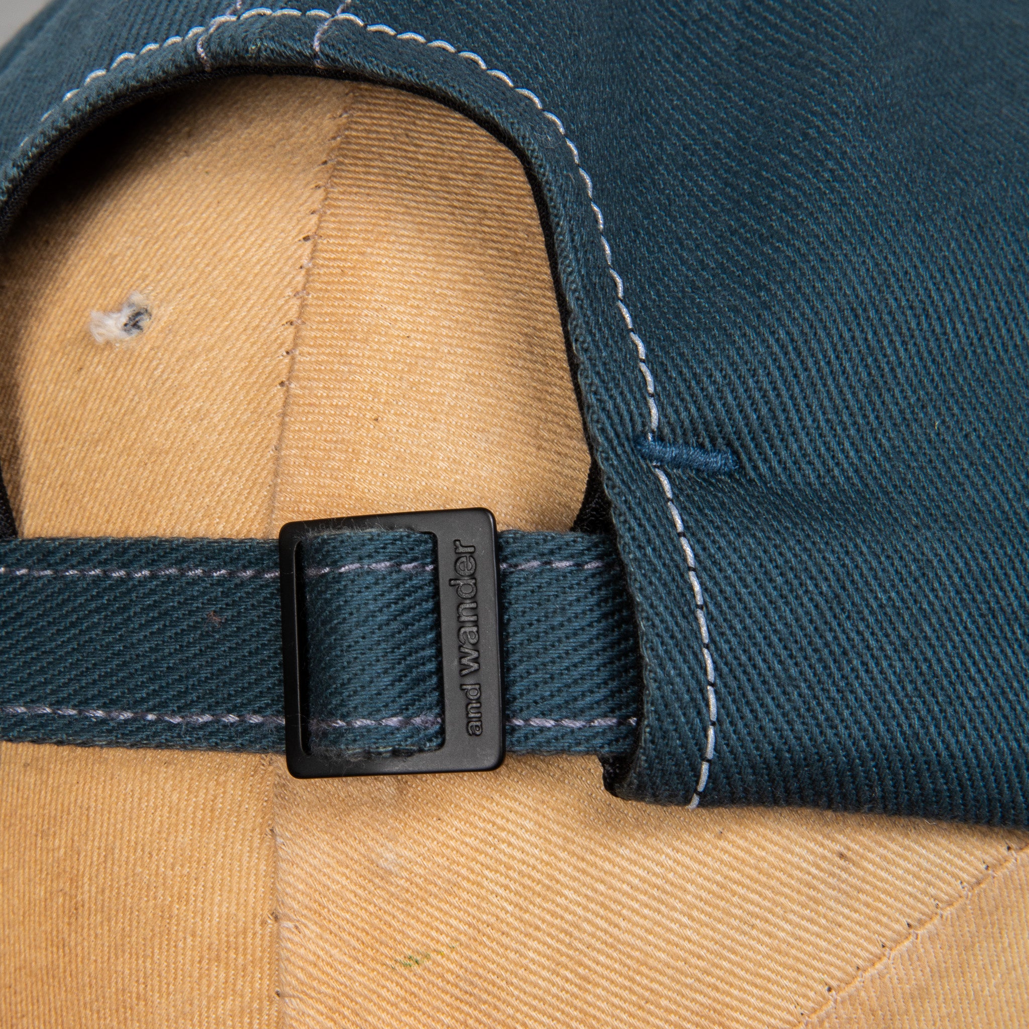 And Wander Cotton Twill Cap Green