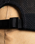 And Wander Back Mesh Cap Black