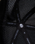 And Wander Back Mesh Cap Black