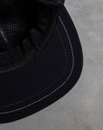And Wander Back Mesh Cap Black