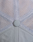 And Wander Back Mesh Cap Light Gray