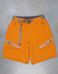 And Wander Light Hike Shorts Orange