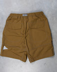 And Wander Ny Taffeta Hiker Shorts Khaki