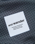 And Wander light fleece pants black