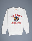 The Real McCoy's 10oz Loopwheel Sweatshirt USAF Hill Field