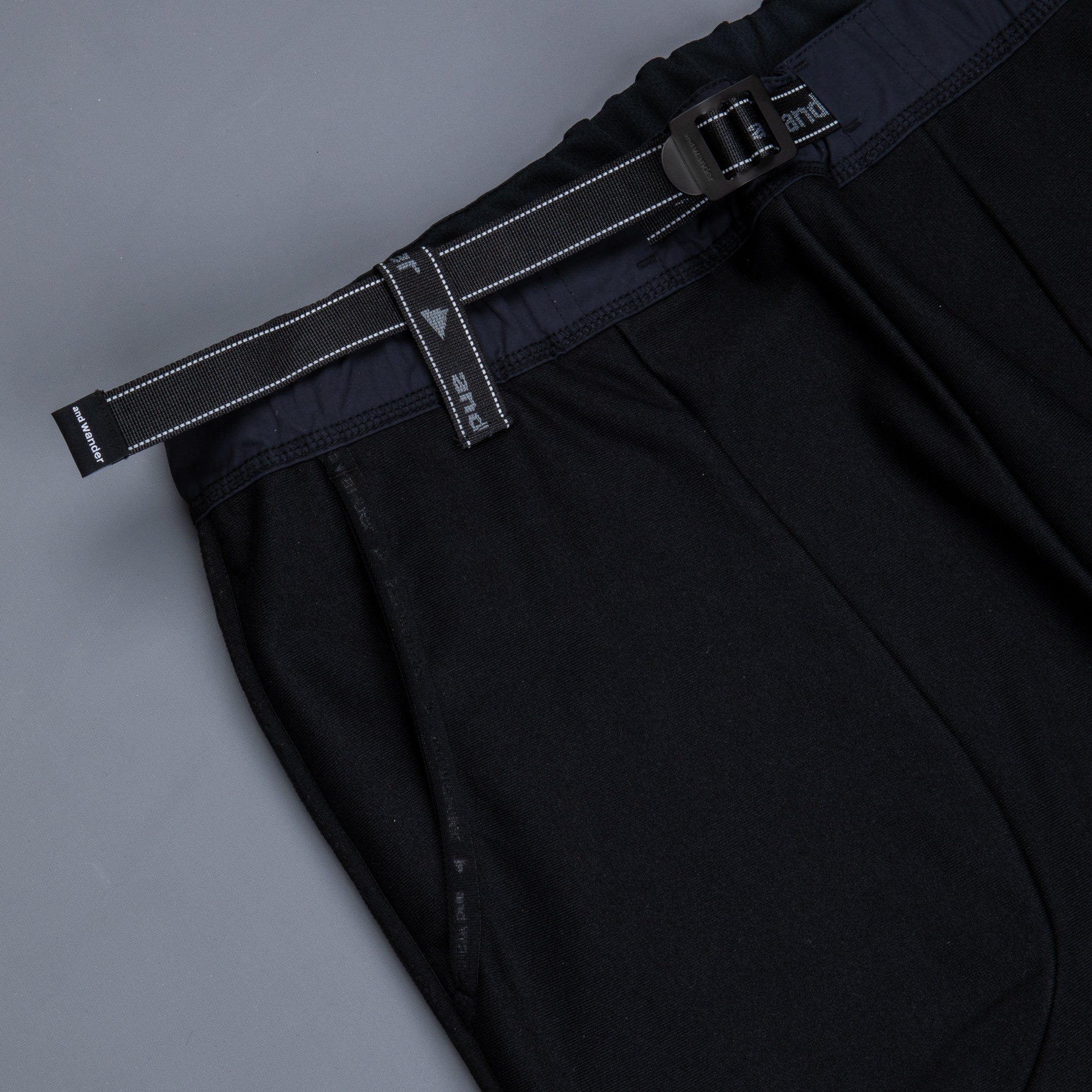 And Wander light fleece pants black – Frans Boone Store