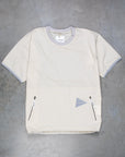 And Wander Pertex Wind T Off-White