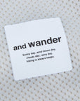 And Wander light fleece pants off white
