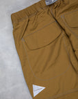And Wander Ny Taffeta Hiker Pants Khaki