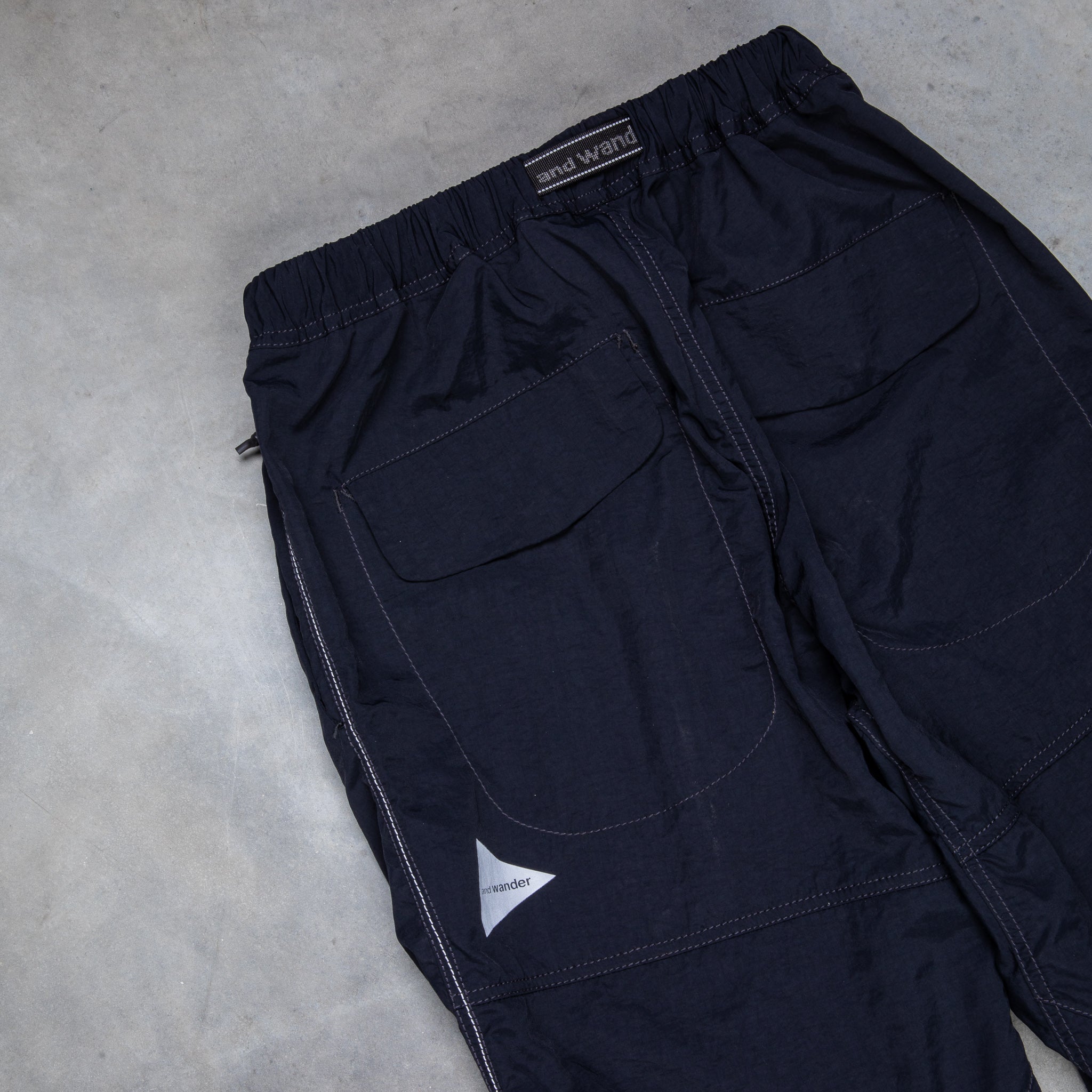 And Wander Ny Taffeta Hiker Pants Black
