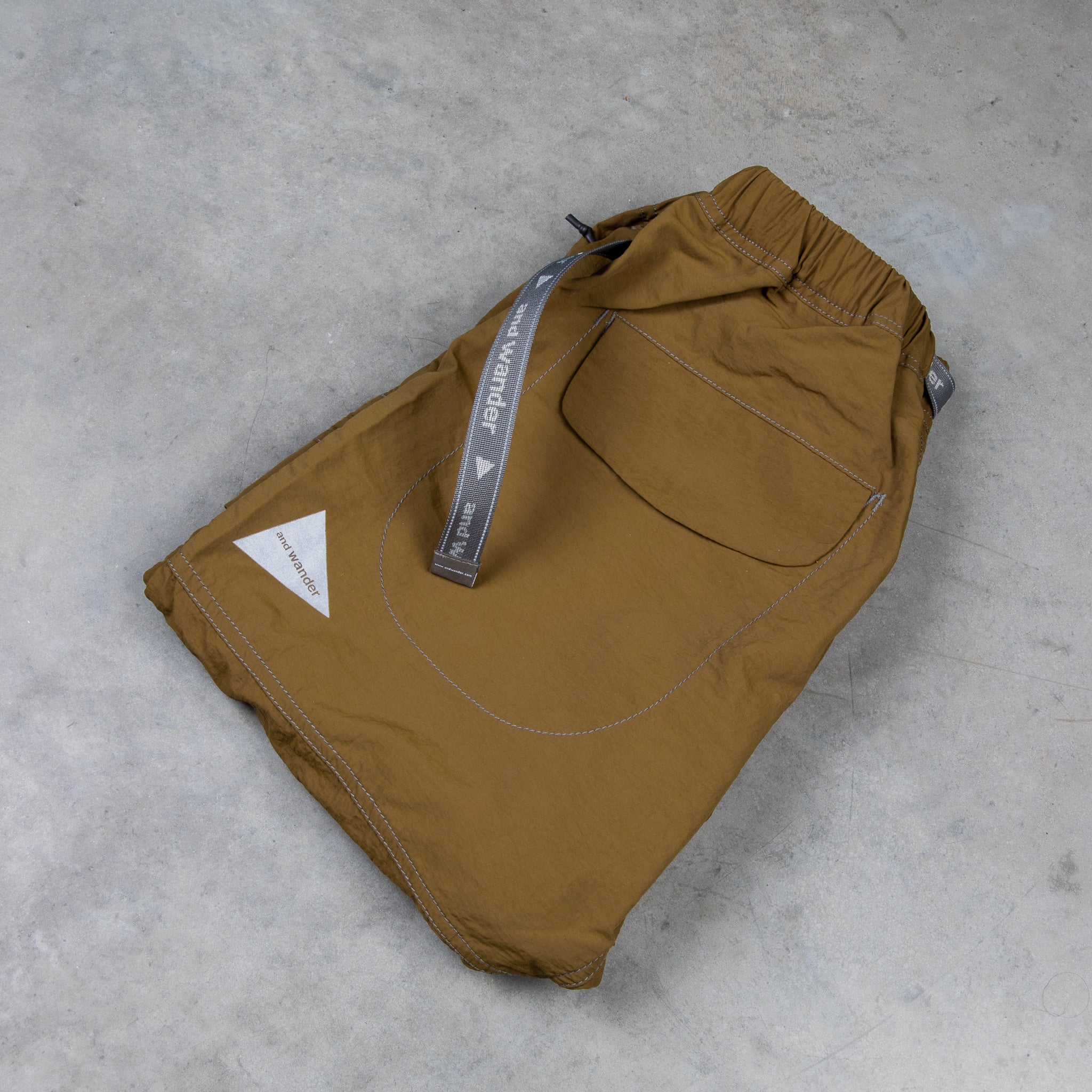And Wander Ny Taffeta Hiker Pants Khaki