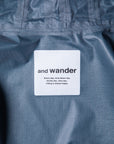 And Wander 3L UL Rain Jacket Blue
