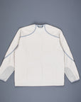 And Wander light fleece pullover off white