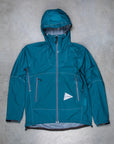 And Wander 3L UL Rain Jacket Blue
