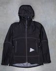 And Wander 3L UL Rain Jacket Black