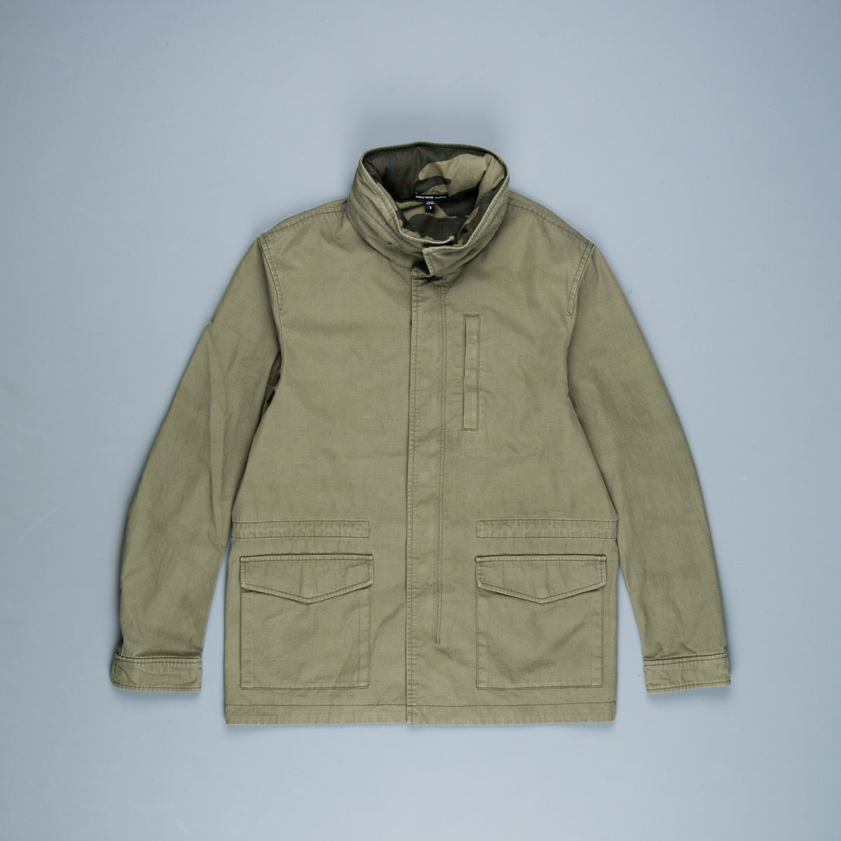 James Perse Militairy Ripstop Field Jacket Olive Frans Boone Store