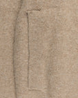 Drumohr Full Zip Garzato Wool Sweater Mastice