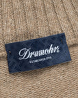 Drumohr Full Zip Garzato Wool Sweater Mastice