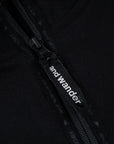 And Wander light fleece jacket black