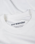 And Wander Power Dry Jersey Raglan LS T Off-White