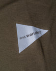 And Wander Power Dry Jersey Raglan LS T Khaki