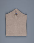 Drumohr Full Zip Cashmere Beige Sabbia