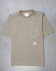 And Wander Seamless SS T Beige