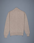 Drumohr Full Zip Cashmere Beige Sabbia