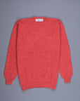 Laurence J. Smith Super Soft Seamless Crewneck Salmon