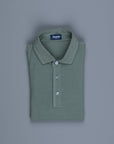 Drumohr Crepe Cotton MC Polo Verde Marcio