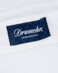 Drumohr Crepe Cotton MC Polo Bianco