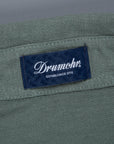 Drumohr Crepe Cotton ML Polo Verde Marcio